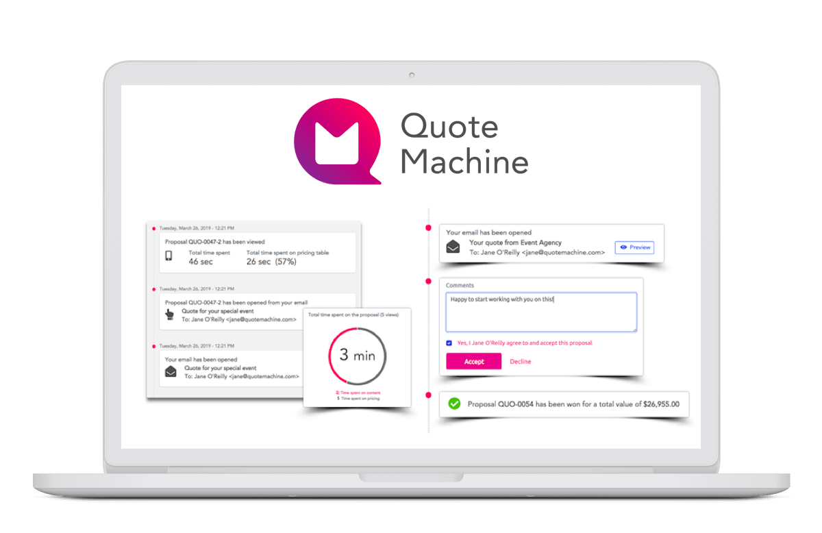 Get paid faster with QuoteMachine